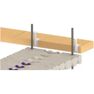 Raised Pipe Mount to Fixed Dock Kit