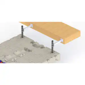 Telescoping Port To Fixed Dock Kit or Sea Wall